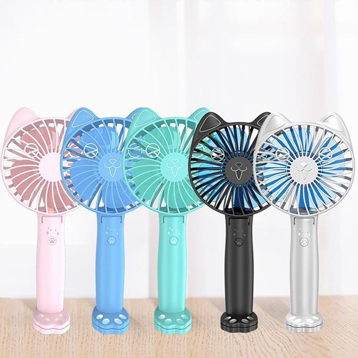 NX-2_Handheld Mini Fan Portable Rechargeable Cat Ear Shaped USB Fan_000656